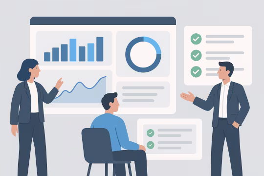 Delivery card for Clear Monthly Reporting