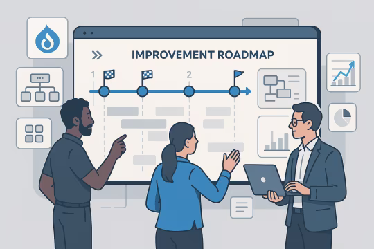 Delivery card for Improvement Roadmap