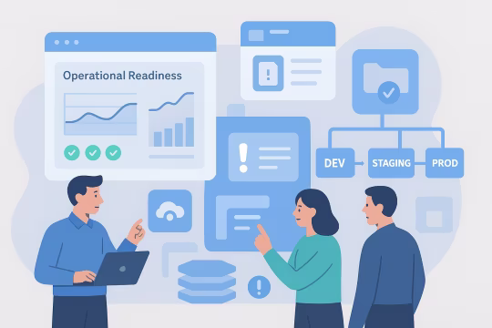 Delivery card for Operational Readiness Plan