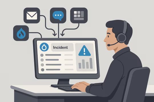 Delivery card for Incident Intake