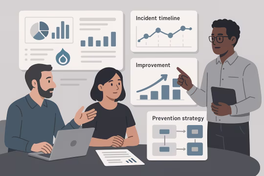 Delivery card for Post-Incident Review