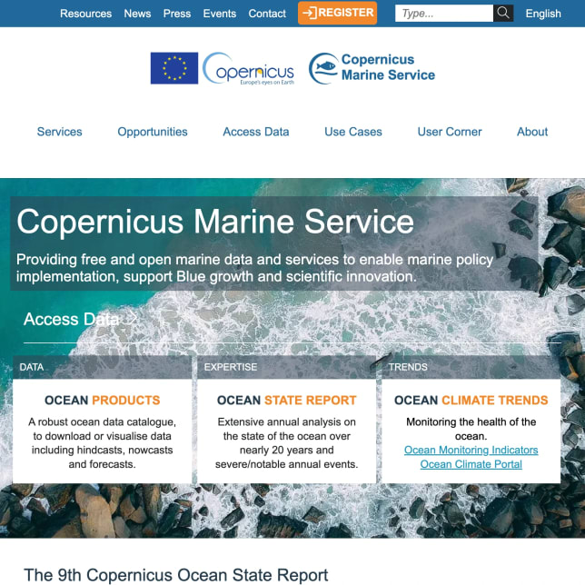 Project: Copernicus Marine Service