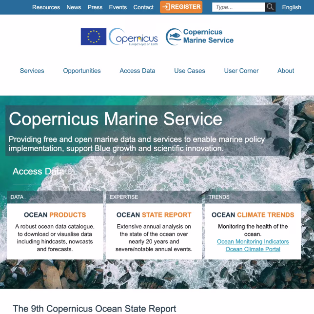 Project: Copernicus Marine Service