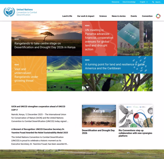 Project: United Nations Convention to Combat Desertification (UNCCD)