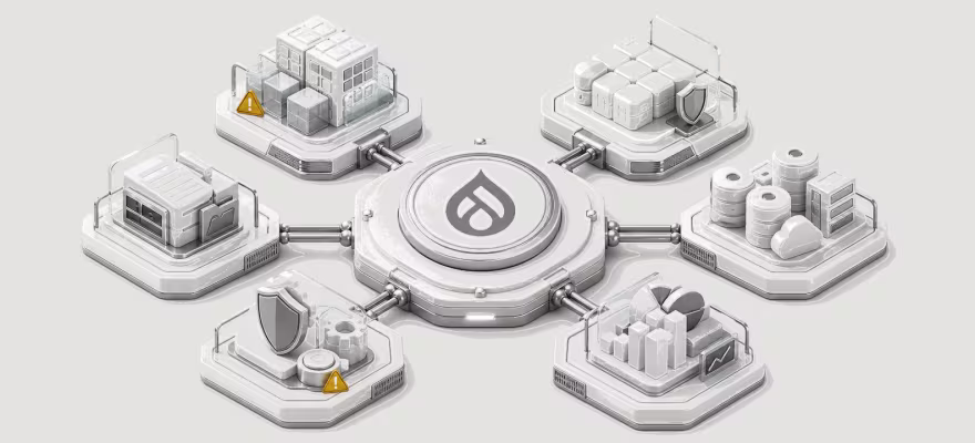 Drupal platform health check illustration