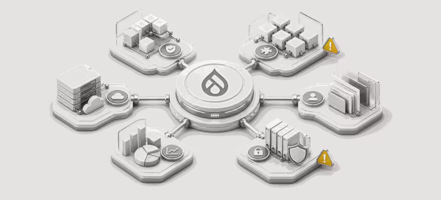 Drupal platform health check illustration