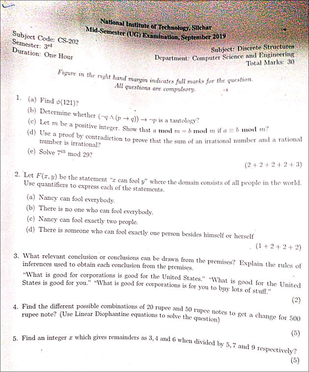 Question Paper