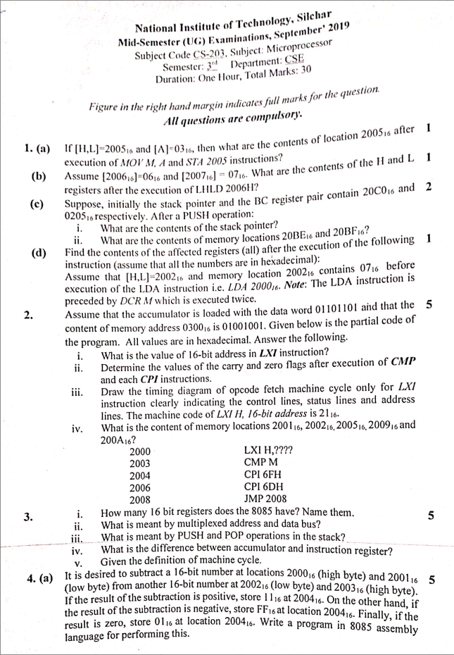 Question Paper