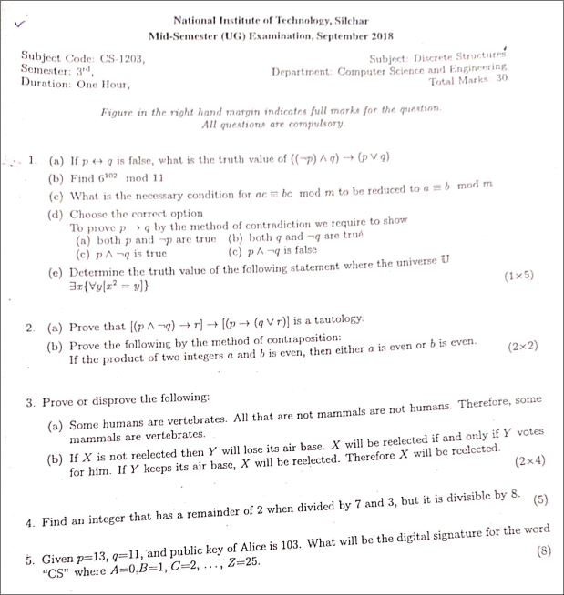 Question Paper
