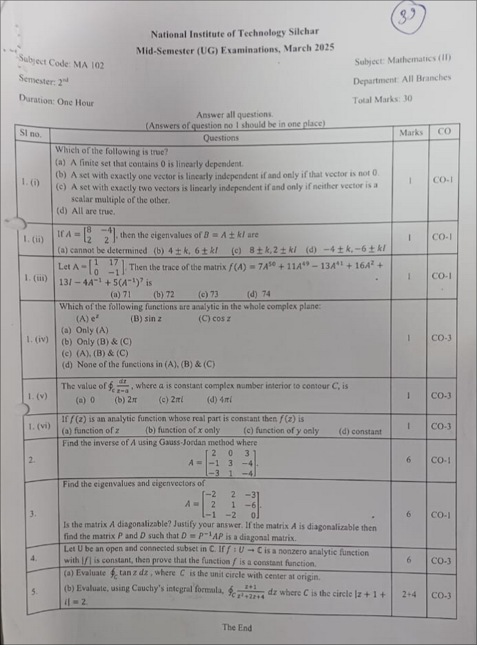 Question Paper