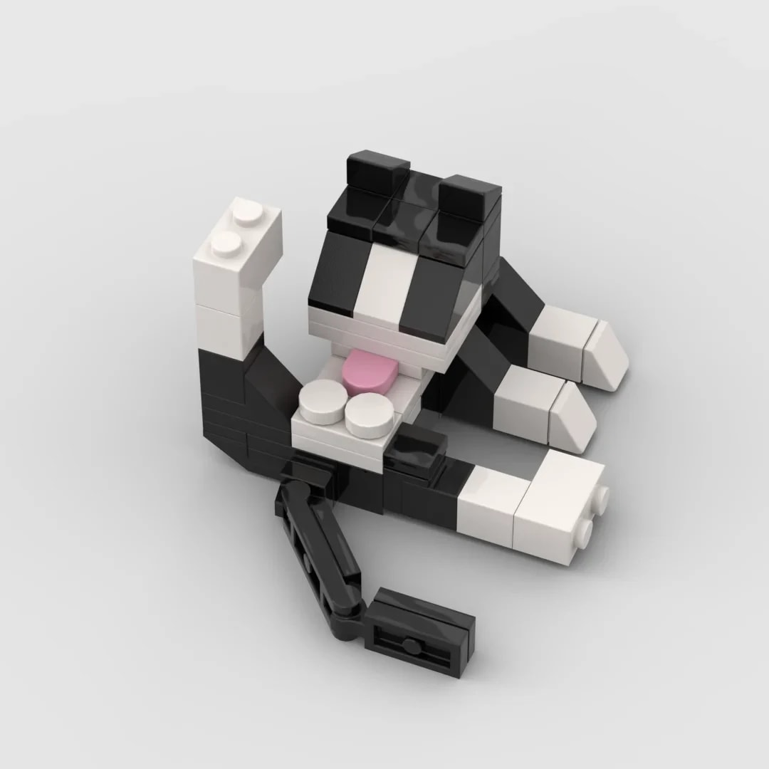 Blocos de Montar Animais TinySteps: Gatinho Fofo para Crianças Desenvolverem a Criatividade e o Raciocínio 2