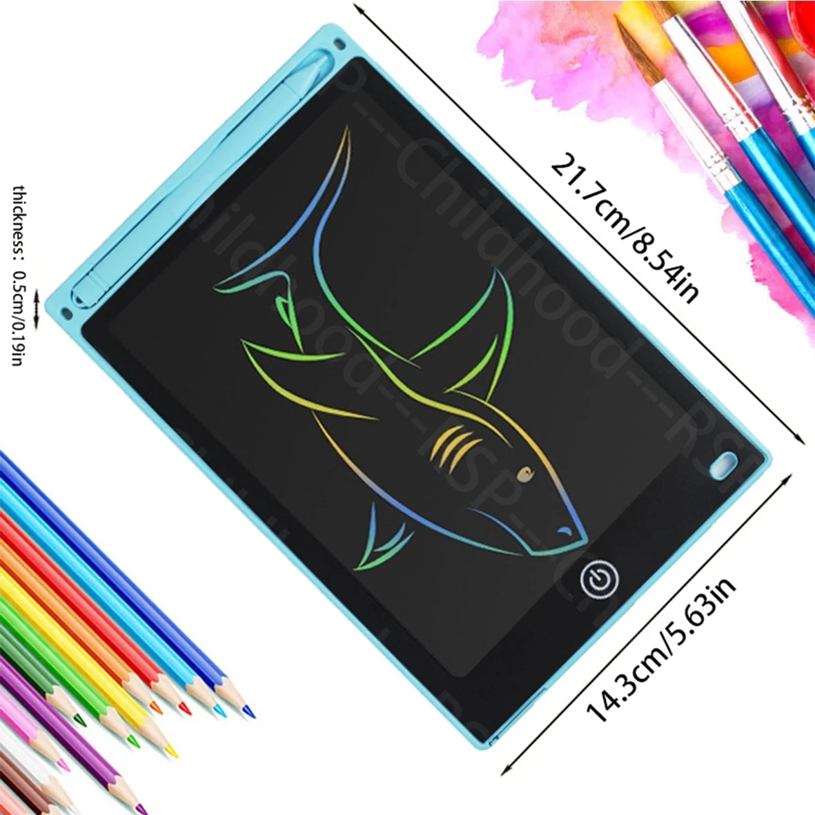 Tablet Mágico de Escrita 8.5" TinySteps para Desenho e Aprendizado Infantil - Sem Bagunça 5