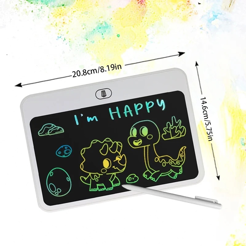 Tablet Mágico de Escrita 8.5" TinySteps para Desenho e Aprendizado Infantil - Sem Bagunça 17