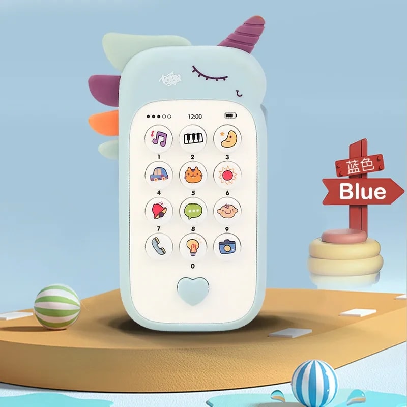 Telefone Musical Bebê TinySteps com Sons e Mordedor | Brinquedo Educativo para Estímulo Sensorial 10