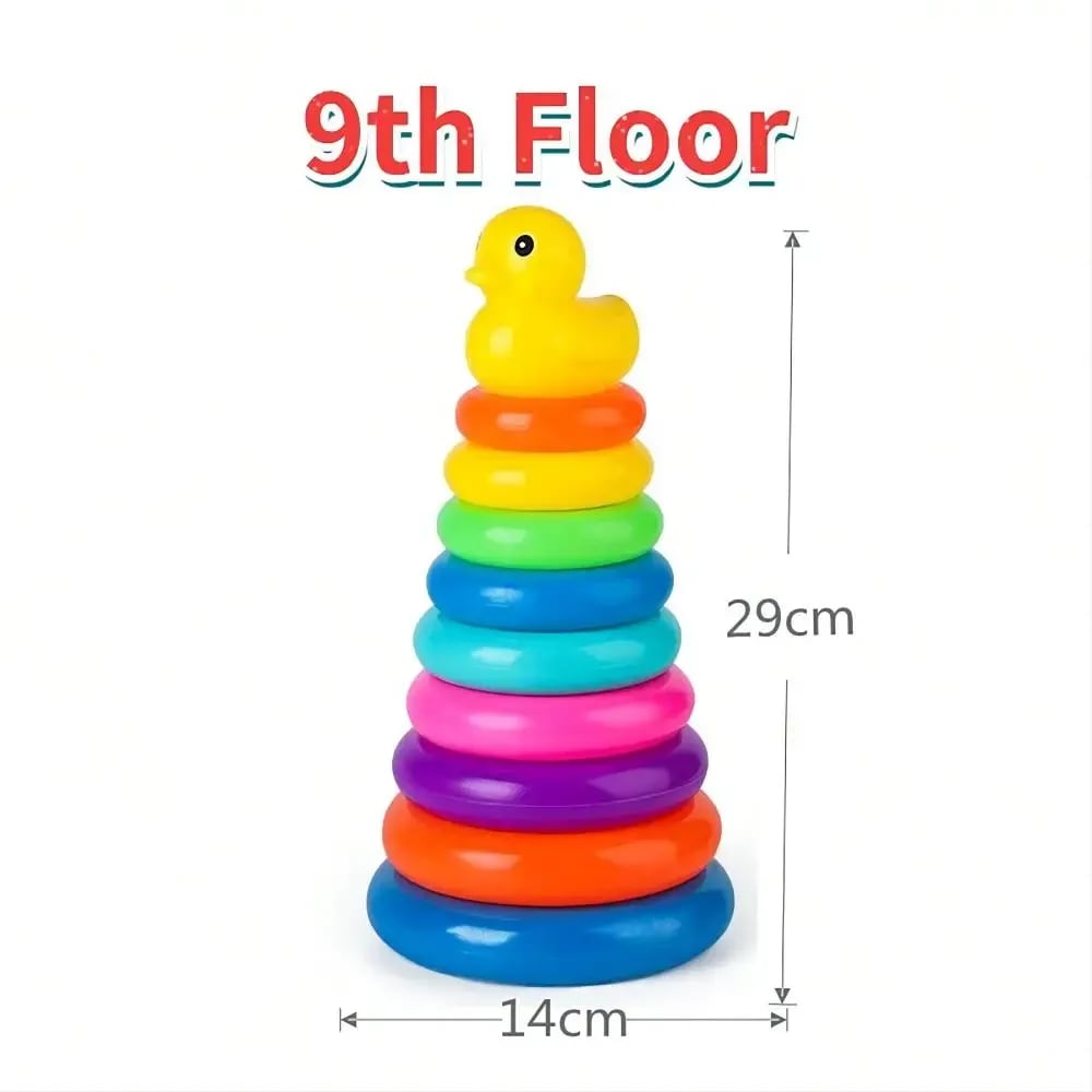 Torre de Bolinhas Rolantes Montessori TinySteps: Brinquedo Educativo para Bebês e Crianças | Cores e Formas 7