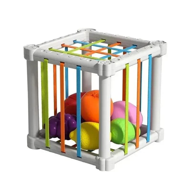 Cubo de Encaixe TinySteps Montessori para Bebês | Blocos Coloridos para Desenvolvimento Cognitivo 7