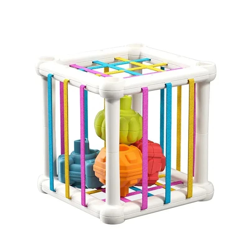 Cubo de Encaixe TinySteps Montessori para Bebês | Blocos Coloridos para Desenvolvimento Cognitivo 10