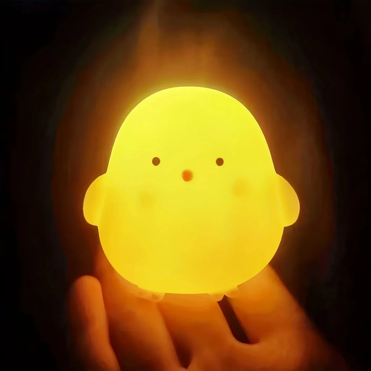 Pato Luminoso TinySteps: Luz Noturna LED Decorativa Infantil para Quarto de Bebê - Presente de Natal 8