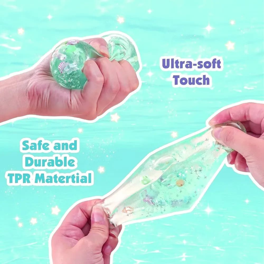 Brinquedo Sensorial Oceano Anti-estresse TinySteps: Squishy Relaxante para Crianças e Adultos 6