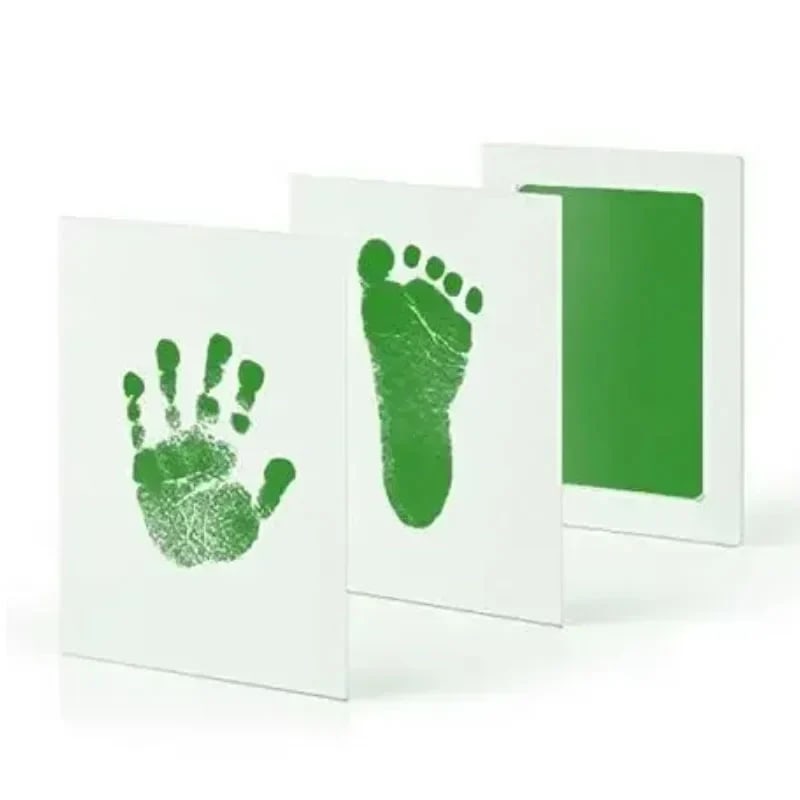 Kit Pegada e Mãozinha Bebê TinySteps – Tinta Segura para Lembrança Afetiva e Criativa de Recém-Nascido 8
