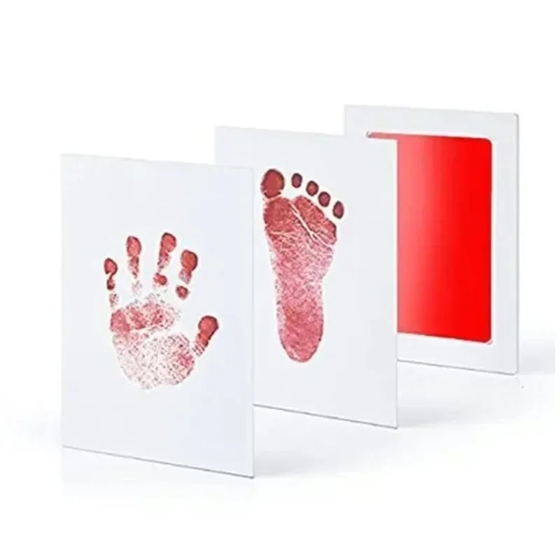 Kit Pegada e Mãozinha Bebê TinySteps – Tinta Segura para Lembrança Afetiva e Criativa de Recém-Nascido 15
