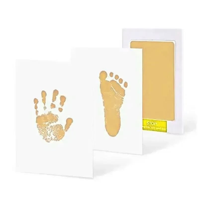 Kit Pegada e Mãozinha Bebê TinySteps – Tinta Segura para Lembrança Afetiva e Criativa de Recém-Nascido 14