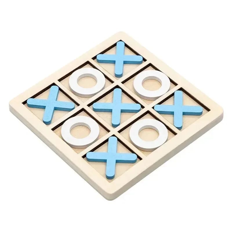 Jogo de Mini Xadrez Montessori TinySteps: Brinquedo Educativo de Madeira para Treinamento Cerebral Infantil 2