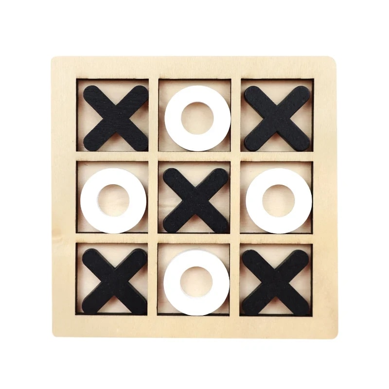 Jogo de Mini Xadrez Montessori TinySteps: Brinquedo Educativo de Madeira para Treinamento Cerebral Infantil 8