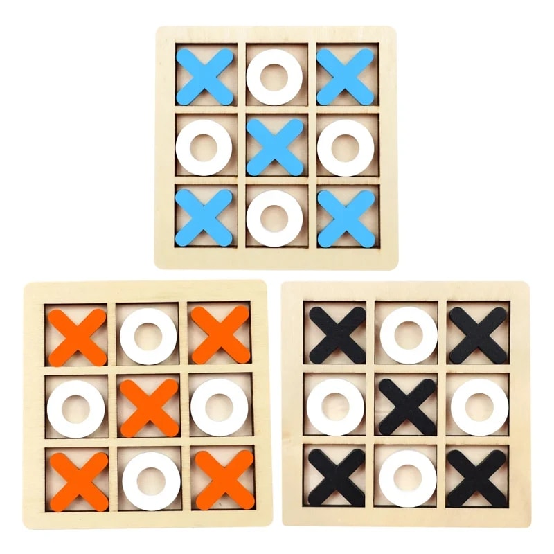 Jogo de Mini Xadrez Montessori TinySteps: Brinquedo Educativo de Madeira para Treinamento Cerebral Infantil 16