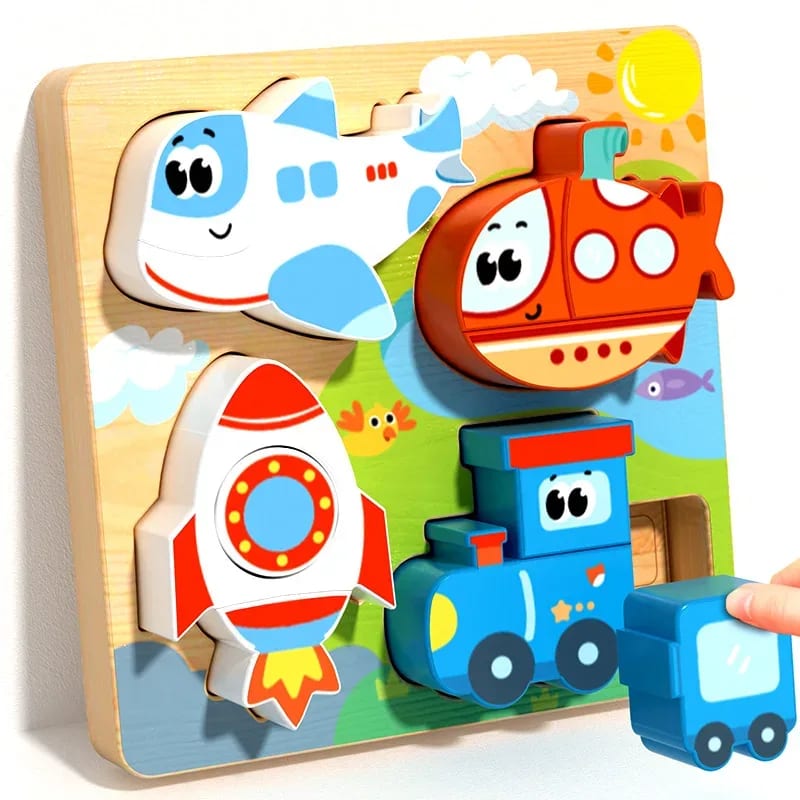 Blocos de Montar Montessori de Madeira para Desenvolvimento Infantil TinySteps: Aprendizado Lúdico e Seguro 24