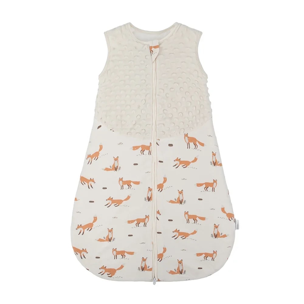 Saco de Dormir Bebê TinySteps Estrelas Mar e Conchas - Conforto para Noites de Outono e Primavera 8