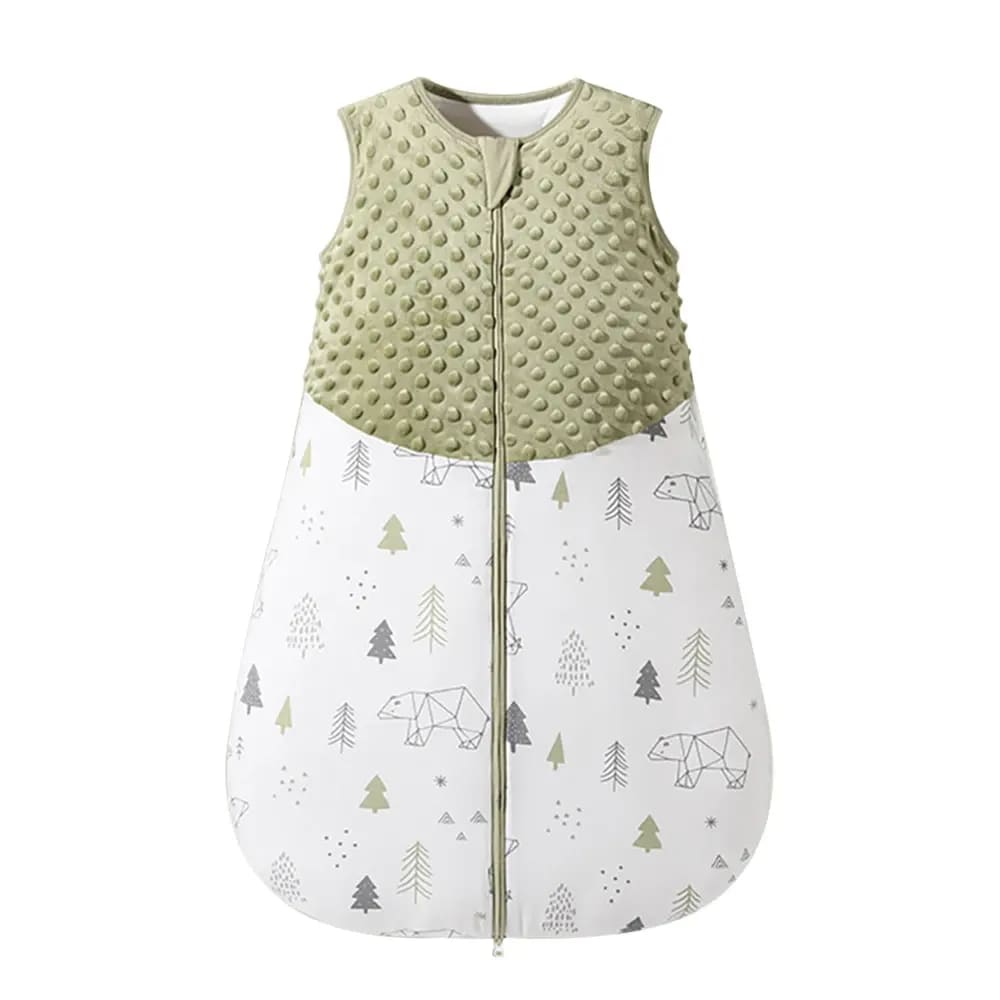 Saco de Dormir Bebê TinySteps Estrelas Mar e Conchas - Conforto para Noites de Outono e Primavera 12