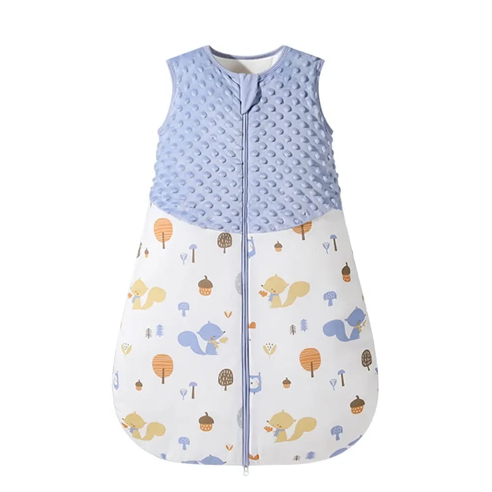 Saco de Dormir Bebê TinySteps Estrelas Mar e Conchas - Conforto para Noites de Outono e Primavera 14