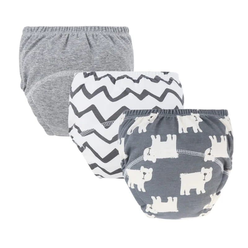 Kit 3 Calças de Treinamento TinySteps: Desfralde Suave e Reutilizável para Bebês Meninos e Meninas 10