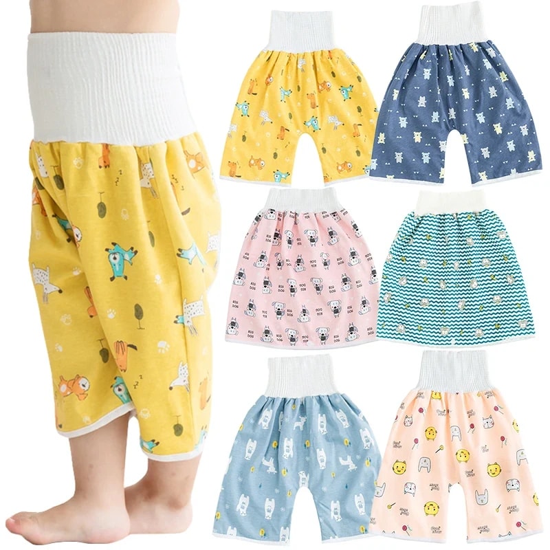 Shorts e Saias Impermeáveis TinySteps para Desfralde – Conforto e Proteção para Noites Secas 3