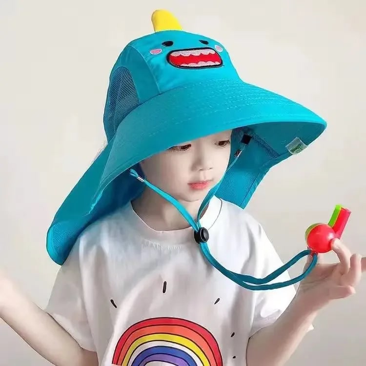 Chapéu Infantil TinySteps com Proteção UV e Aba Larga – Perfeito para Praia e Sol 7
