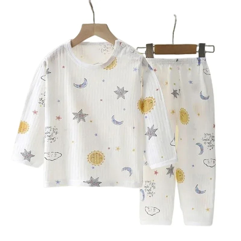 Pijama Infantil TinySteps Algodão Macio Unissex para Meninos e Meninas – Sonhos Aconchegantes 11