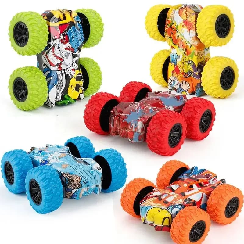 Carro de Brinquedo Off-Road Divertido TinySteps: Dupla Face com Inércia e Anticolisão para Aventuras