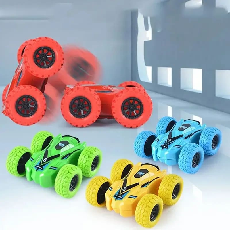 Carro de Brinquedo Off-Road Divertido TinySteps: Dupla Face com Inércia e Anticolisão para Aventuras 4