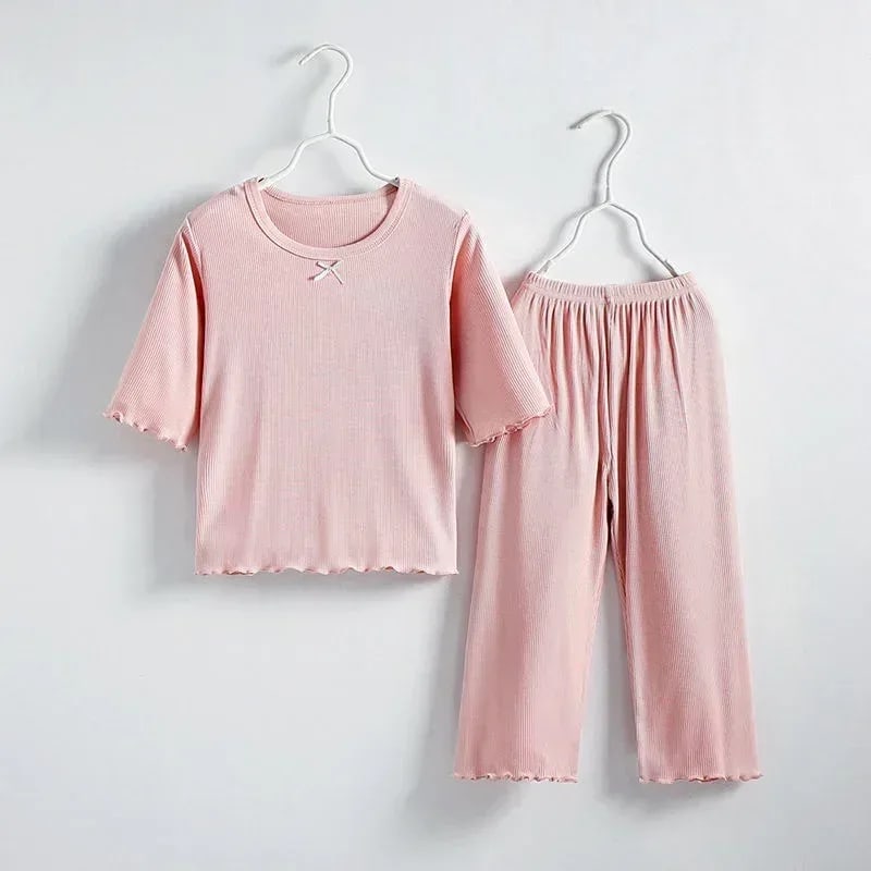 Conjunto Verão Infantil Menina TinySteps: Blusa Manga Curta e Shorts Confortáveis para Brincadeiras 9