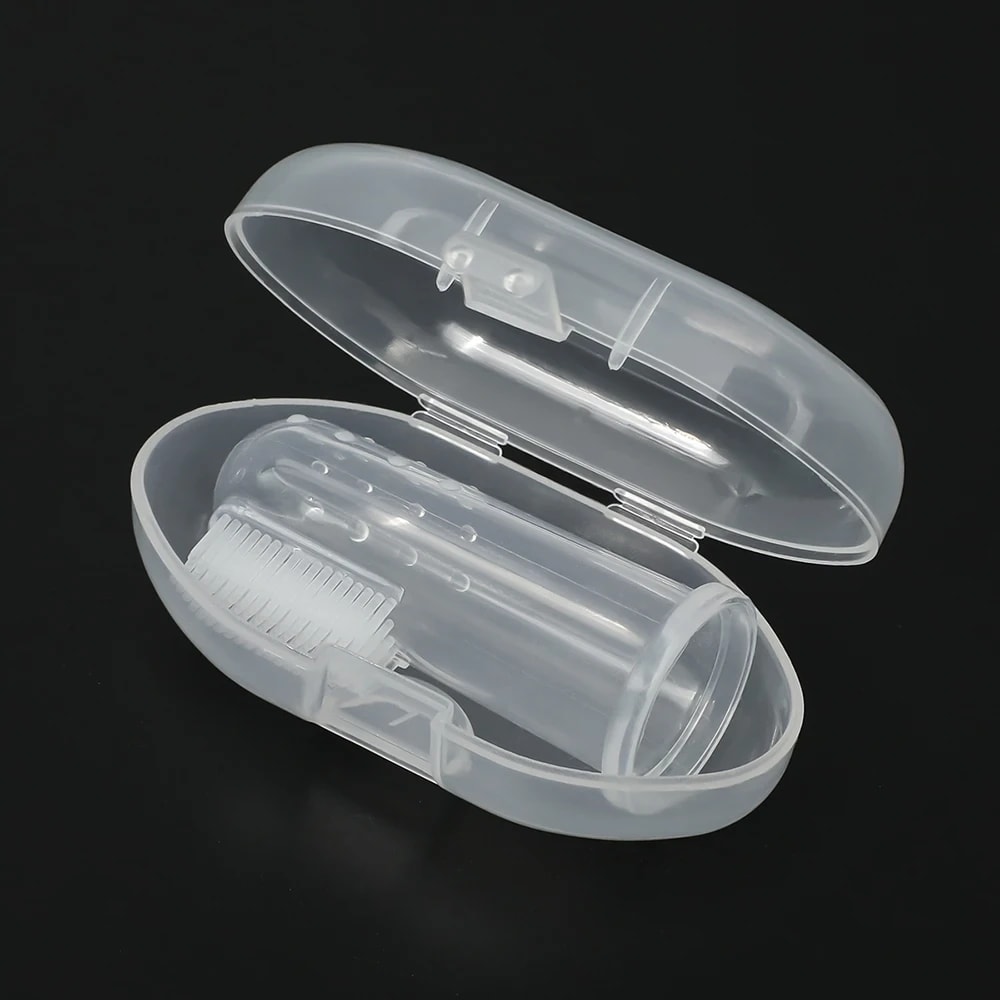 Escova de Dentes de Dedo TinySteps em Silicone Macio | Higiene Bucal Segura para Bebês e Crianças 9