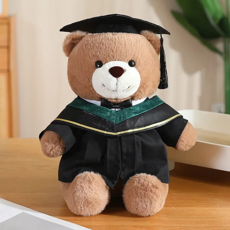 Urso de Pelúcia Formatura TinySteps: Doutor Colorido e Fofinho para Celebrar Conquistas Infantis 12