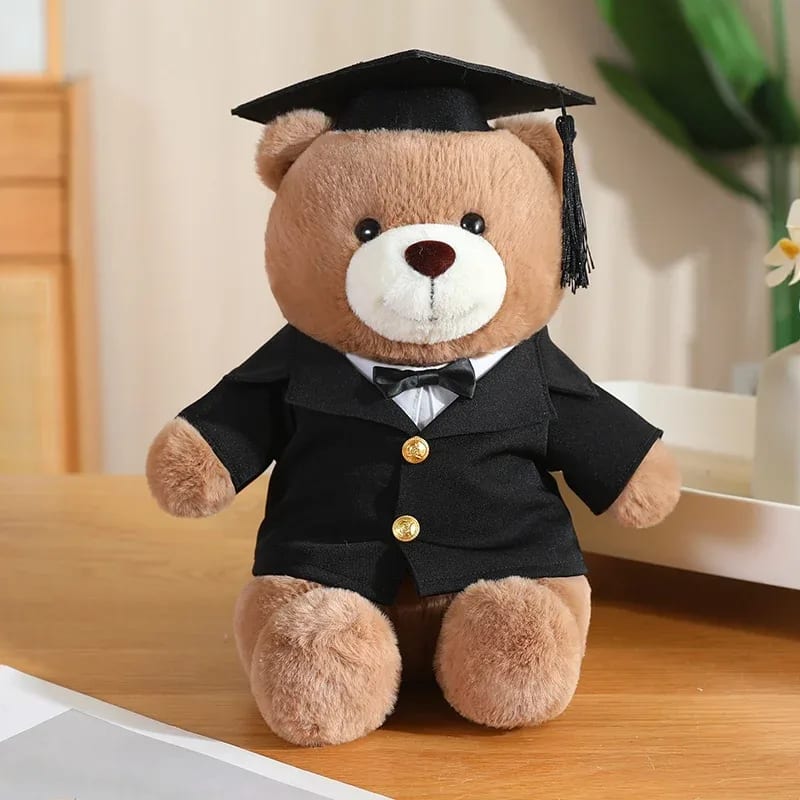 Urso de Pelúcia Formatura TinySteps: Doutor Colorido e Fofinho para Celebrar Conquistas Infantis 15