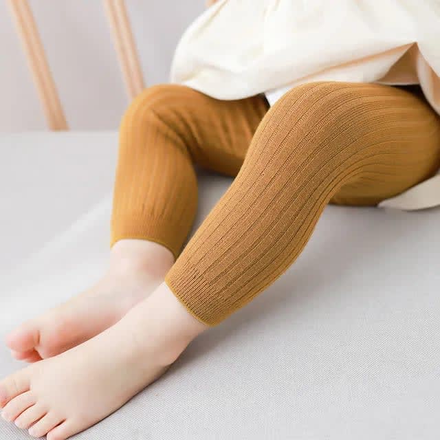Calça de Tricô em Algodão para Bebês TinySteps | Legging Infantil Confortável para 0 a 6 Anos 11
