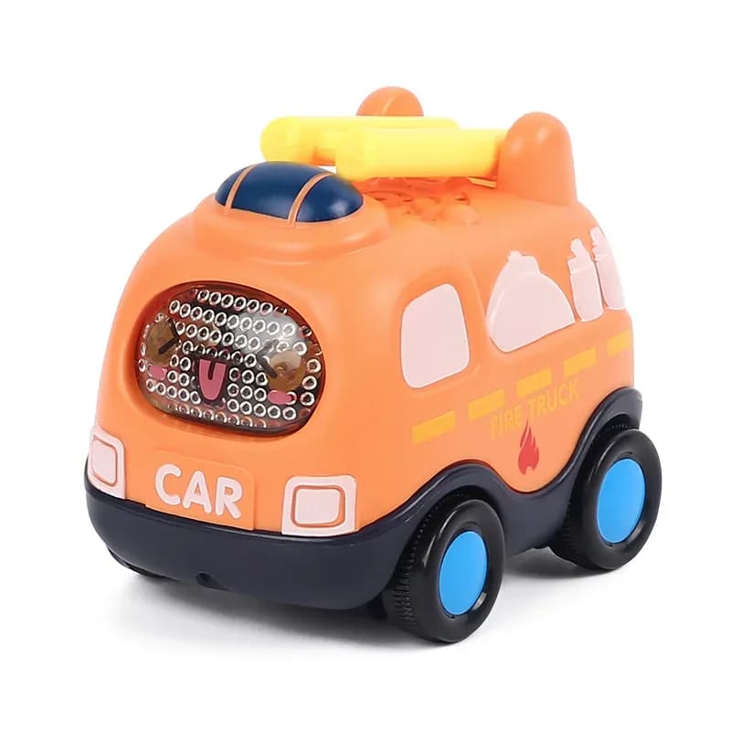 Kit Mini Veículos de Inércia TinySteps: Carros de Corrida, Bombeiro e Ambulância para Aventura Infantil! 12