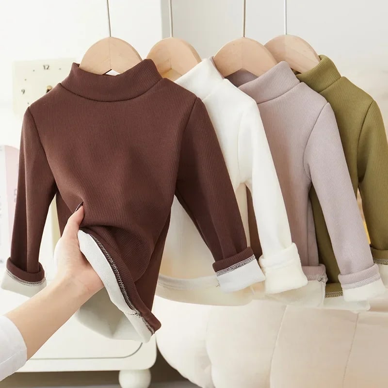 Camiseta Infantil Manga Longa Gola Alta Unissex TinySteps - Conforto e Estilo para Crianças de 7 a 13 Anos 6