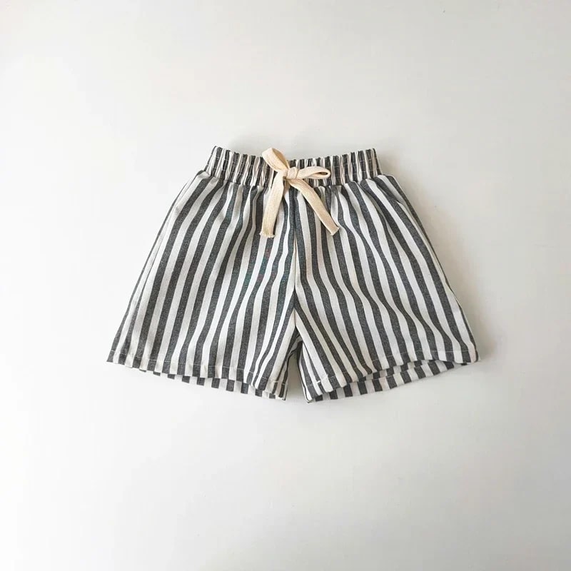 Calça Infantil Harém Listrada TinySteps: Conforto e Estilo Vintage para Meninos e Meninas 11
