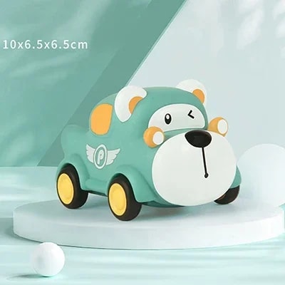 Carro de Brinquedo Inercial Bebê TinySteps – Borracha Macia, Fricção, Para 6 a 12 Meses 22