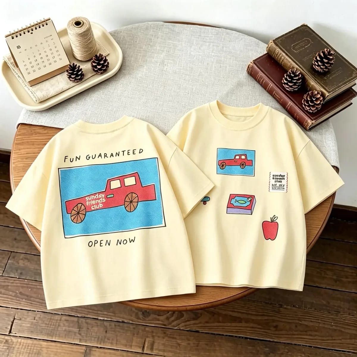 Camiseta Infantil Dupla Face TinySteps: Conforto e Estilo para Meninos e Meninas de 1 a 3 Anos 12