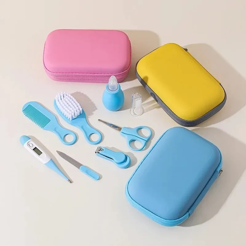 Kit Essencial de Higiene Bebê TinySteps: 8 Peças Seguras para Cuidados Diários de Recém-Nascidos 5